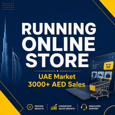 Running Online Store For Sale in UAE | 3000 AED Sales | Ready Business