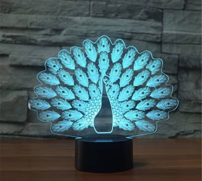 3D Night Light With Magpie Bridge