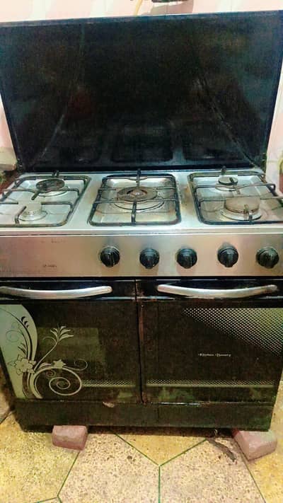 5 Burner Cooking Range Stove
