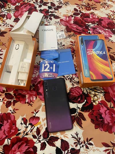 Tecno Spark 4 (3/32)/0306/6281009 urgent sale