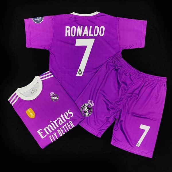 Ronaldo - Real Madrid Vintage Purple  Football Kit
