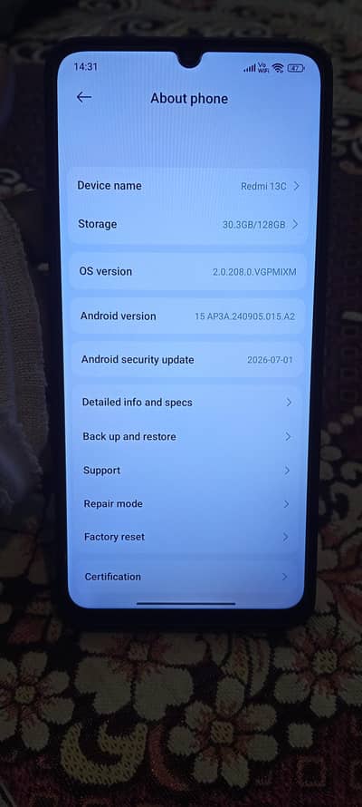 Xiaomi Redmi 13c 6/128