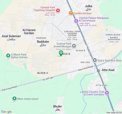 10 Marla 60 Feet Road Possession Plot Available For Sale In Central Park Block D