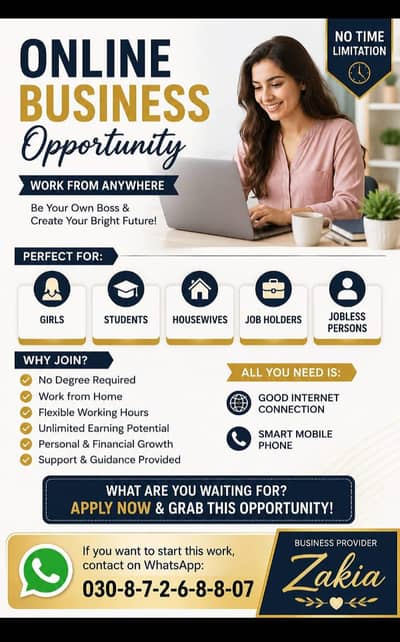 Online work opportunity