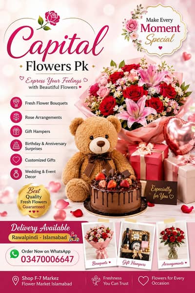 Flower Bouquet | Gift Items | Cakes | Dry Fruits | Teddy Bear