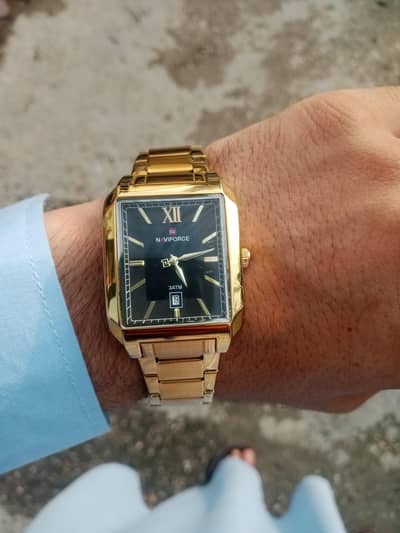 Original Naviforce Gold Watch for Sale