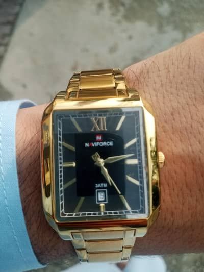 Original Naviforce Gold Watch for Sale