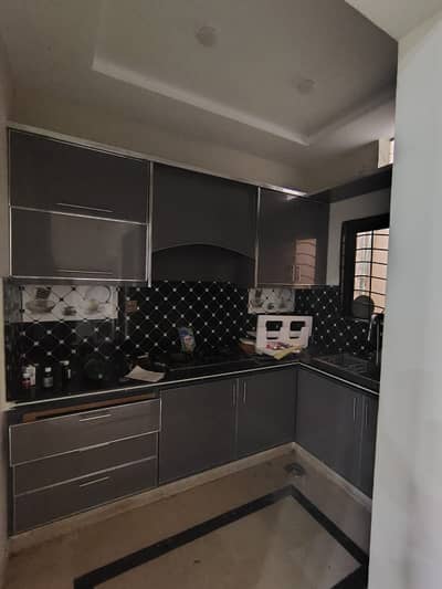 F Black 3 Marla Double Story Brand New House Face Park For Rent Available Al Rehman Garden Phase 2