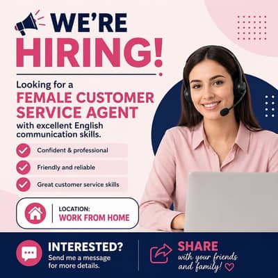Female customer service agent