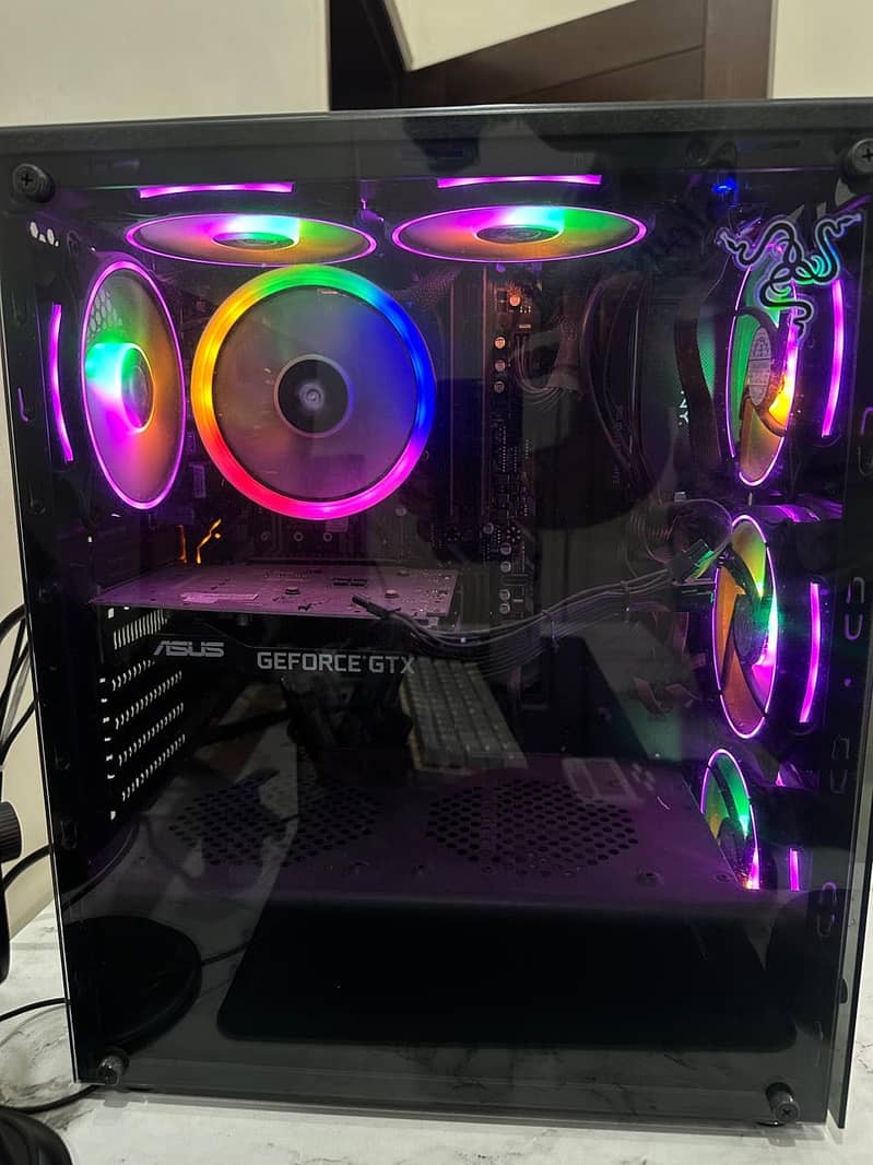 Gaming PC and REDRAGON Gaming Monitor 2