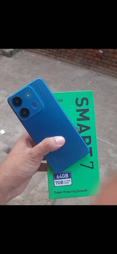 infinix Smart 7 4gb 64gb with box only  all ok
