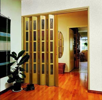 PVC folding door-Sliding doors-Double door-Pvc Partition folding door