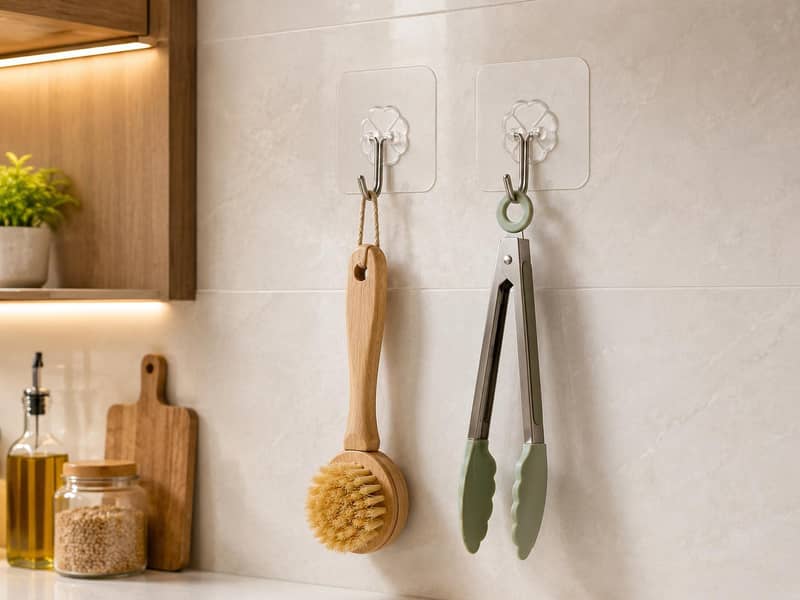 Adhesive wall hooks 5
