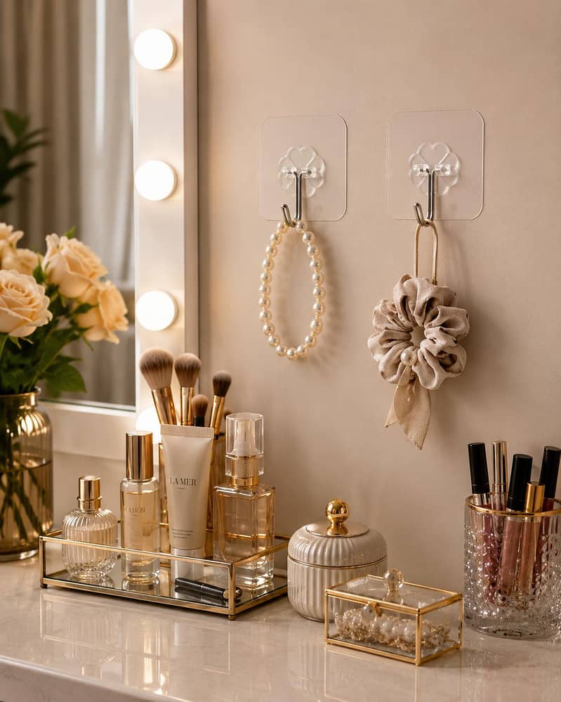 Adhesive wall hooks 8