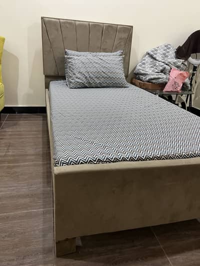 Single Bed along with mattress for sale