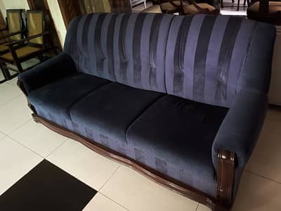 BLUE SOFA SET!!