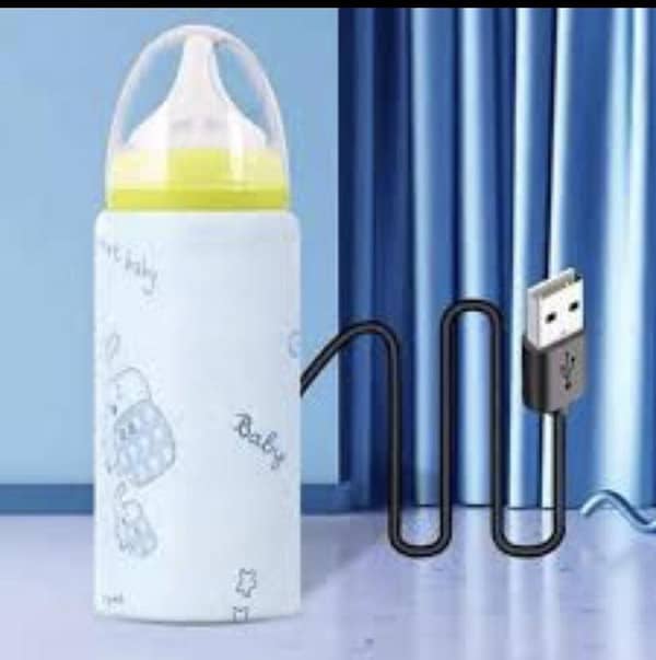 USB Baby Milk Bottle Warmer Bag – USB-Powered Portable Bottle Heater for Travel, Home, and Car