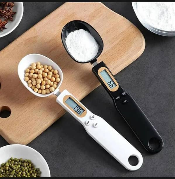 Digital Spoon Scale | Digital Measuring Spoon Scale 0.1g Accurate | Digital Kitchen Spoon Scale with LCD Display 0.1-500g | Electronic Food Weight Measuring Spoon | Kitchen Food Coffee Spice Weight Scale | Digital Spoon Scale for Baking, Spices & Coffee