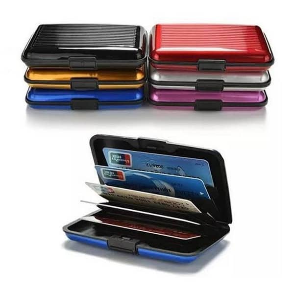 Aluma Wallet Premium Aluminium Card Holder – 6-Slot, Waterproof, Ultra-Slim Metal Wallet for Men & Women