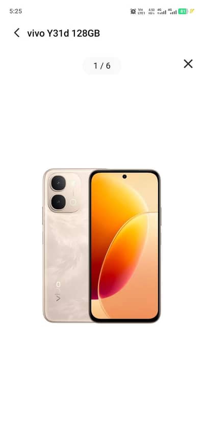 Vivo Y31d 8+8 128GB only 1 day use