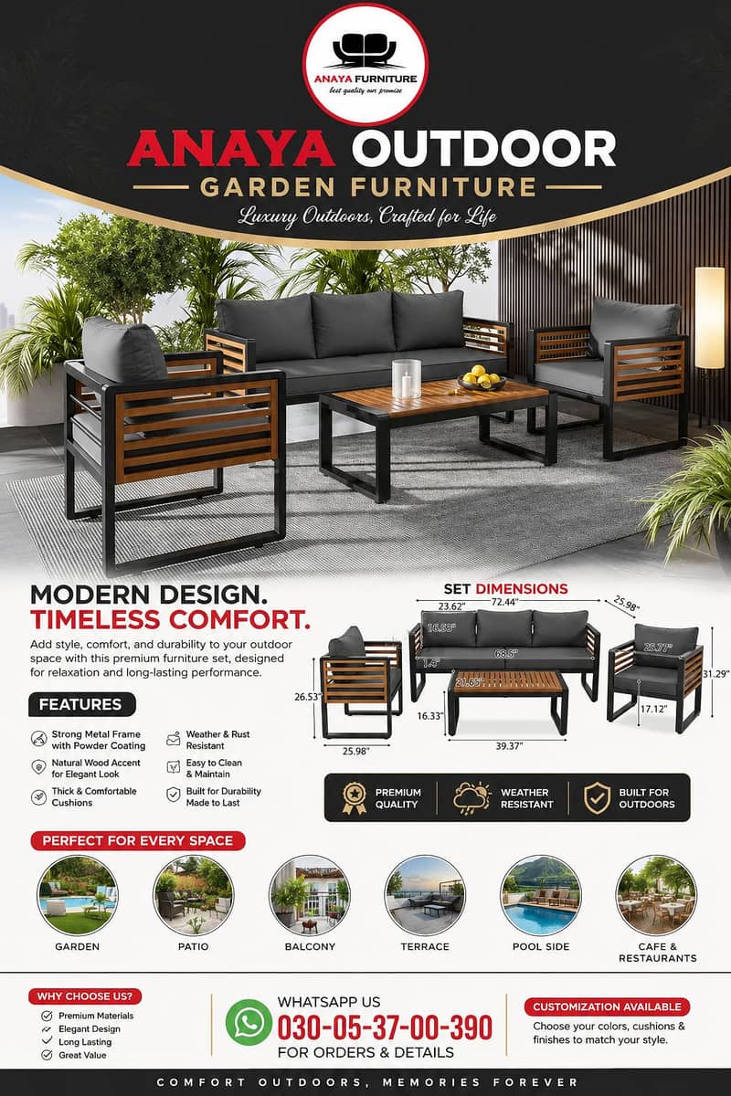 sofa set garden 6