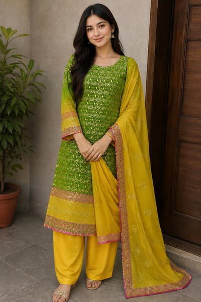Mehandi dress