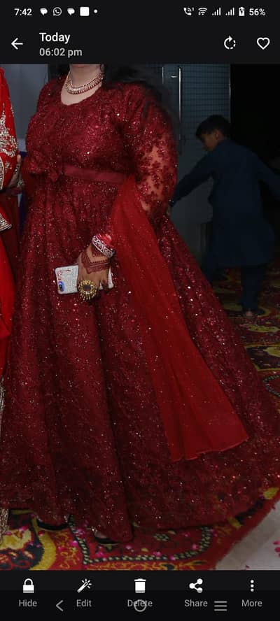 fancy party wear maxi