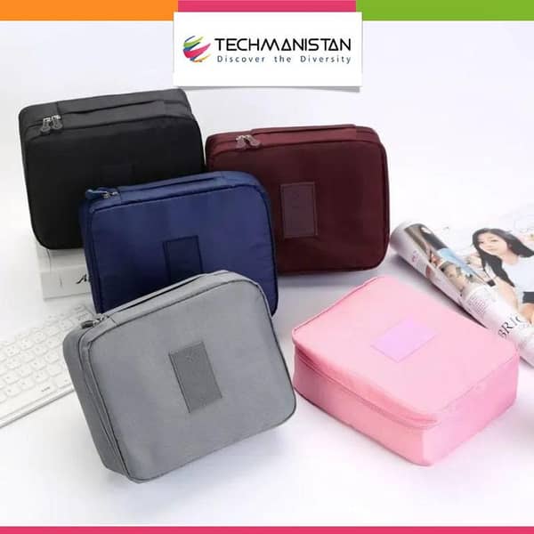 Multifunction Portable Travel Makeup and Toiletry Organizer Bag