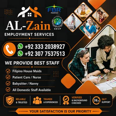 Domestic Staff Provider Maids, Domestic Staff Available Filipino Maids