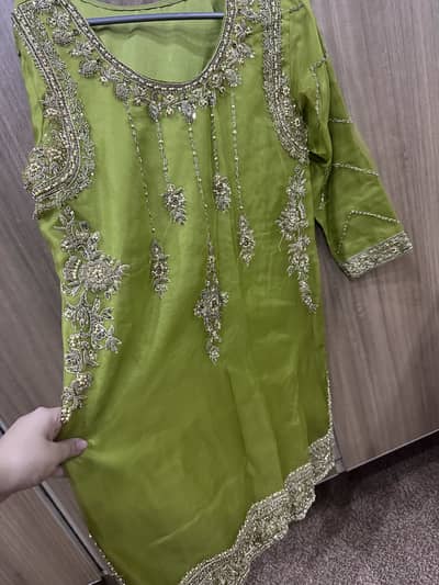 Mehndi dress ada work