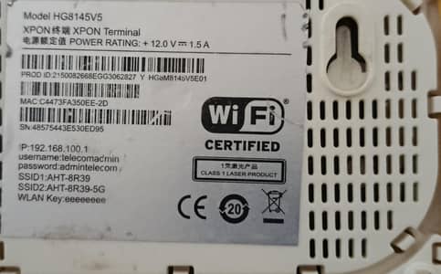 Huawei XPon Dual band double antenna router