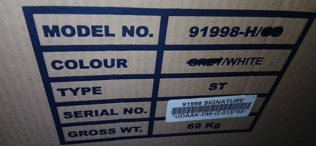 Twin door  freezer signature series