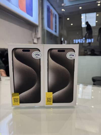 iPhone 15 Pro Max 256GB PTA Approved Box Pack