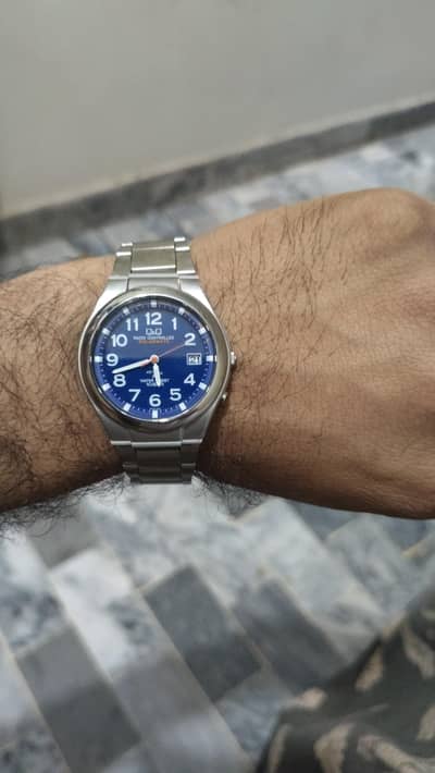 Q&Q original watch radio Controlled Solar mate