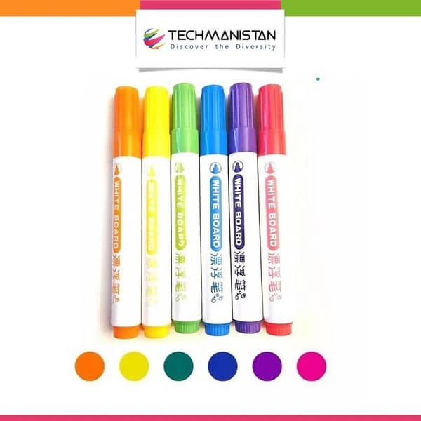 Techmanistan 6-Piece Floating Pen Set for Magical Water Doodling