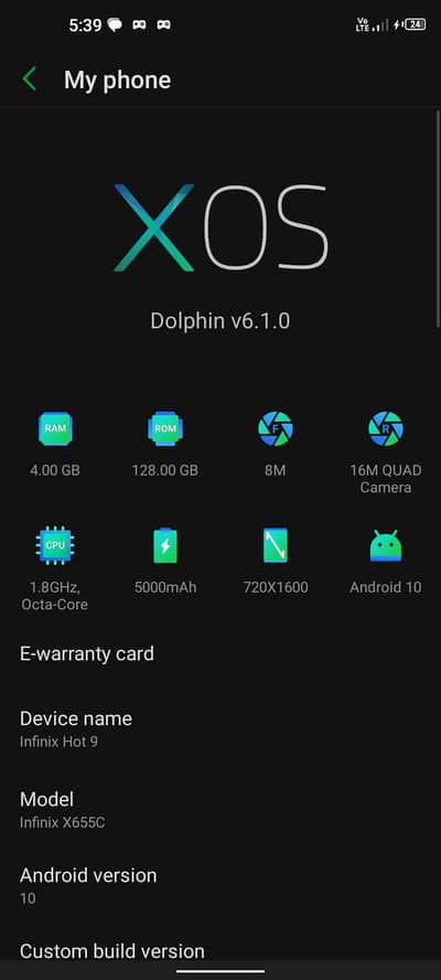 Infinix Hot 9