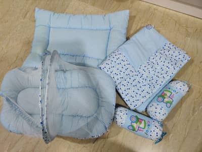 Blue Sleeping Bed Set