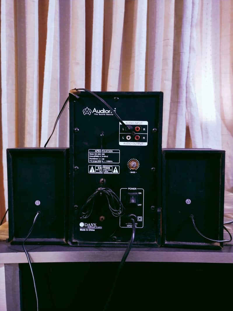 Audionic Multimedia Speaker System Stereo Subwoofer 1