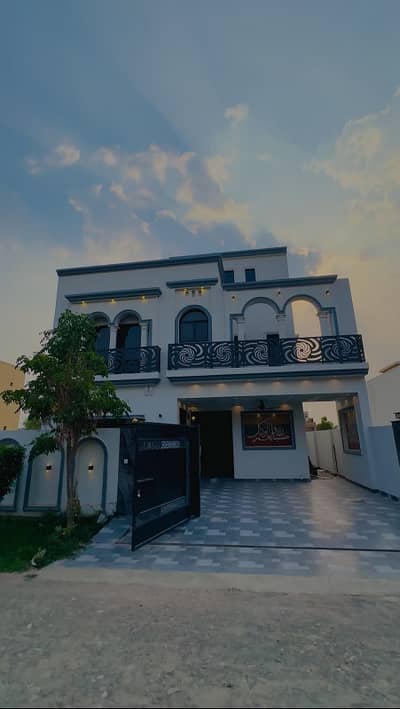 10-Marla House with High-End Spanish Design Front Elevation For Sale In LDA Approved Society