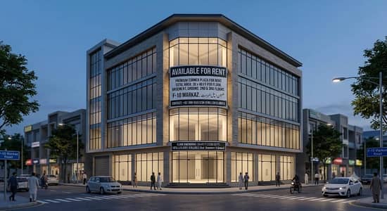 Class-III | Corner Commercial Plaza Available for Rent Plot Size: 30 40 Corner Plaza Prime Corner Commercial Plaza Ideal for Corporate & Retail Businesses