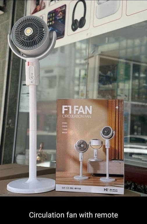 F1 Circulation Fan with Remote Control for Easy and Efficient Cooling