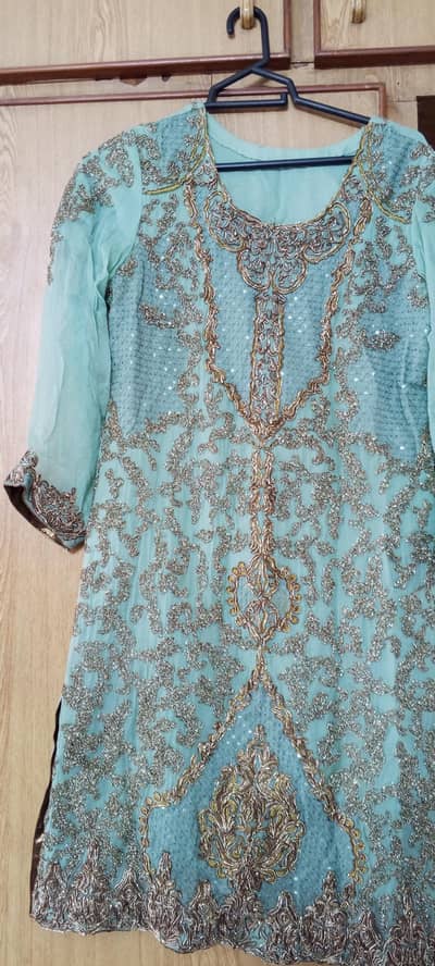 beautiful dress with TILA work