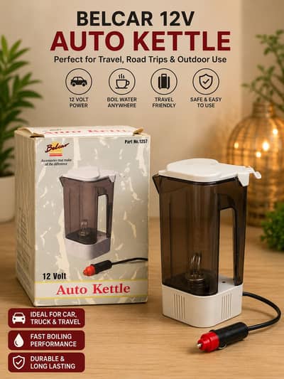 Belcar 12V Auto Kettle – Car Travel Electric Water Boiler