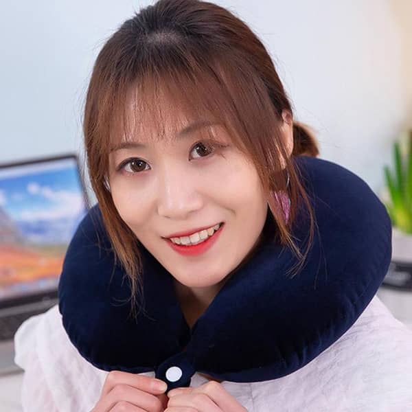 Travel Neck Pillow for Car Comfort - Random Colors and Designs