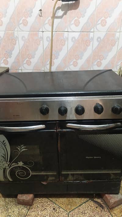 5 burner cooking range