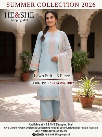Lawn suit - 3 piece || Summer collection ||