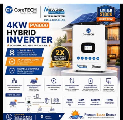 CoreTech PROGEN [1.6KW PV2200]