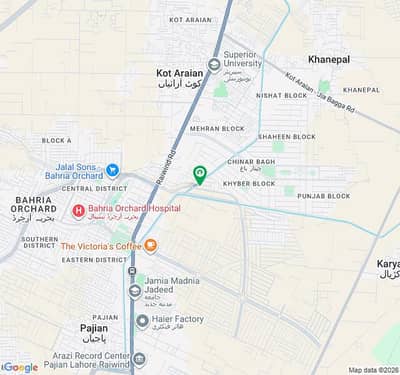 8 marla plot in bahria orchard phase 3