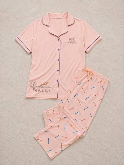 Nightwear Comfortable Shirt and Pajama
