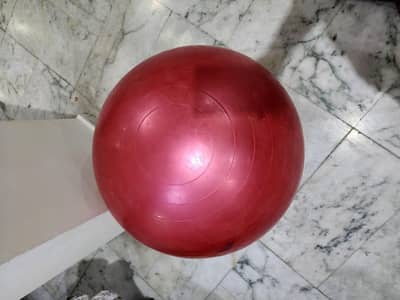 dumbells and gym ball